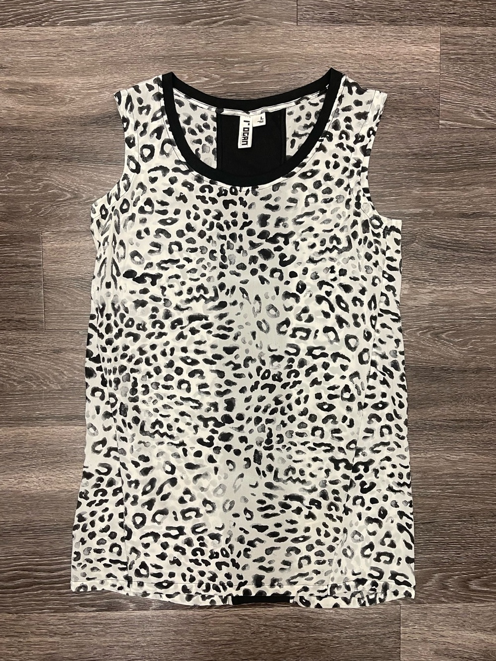 Logan for Target Black and White Leopard Print Tank Dress